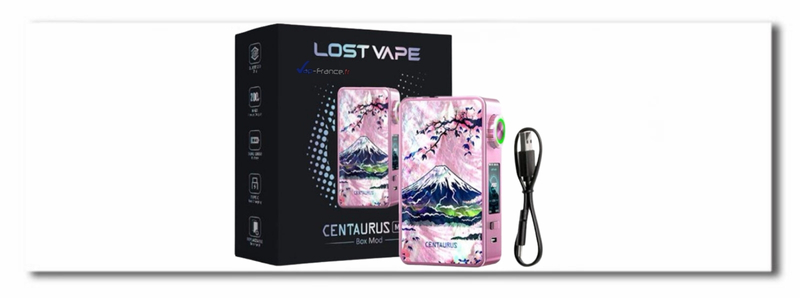 cigarette-electronique-batterie-centaurus-m200-sakura-lost-vape-boite-vap-france